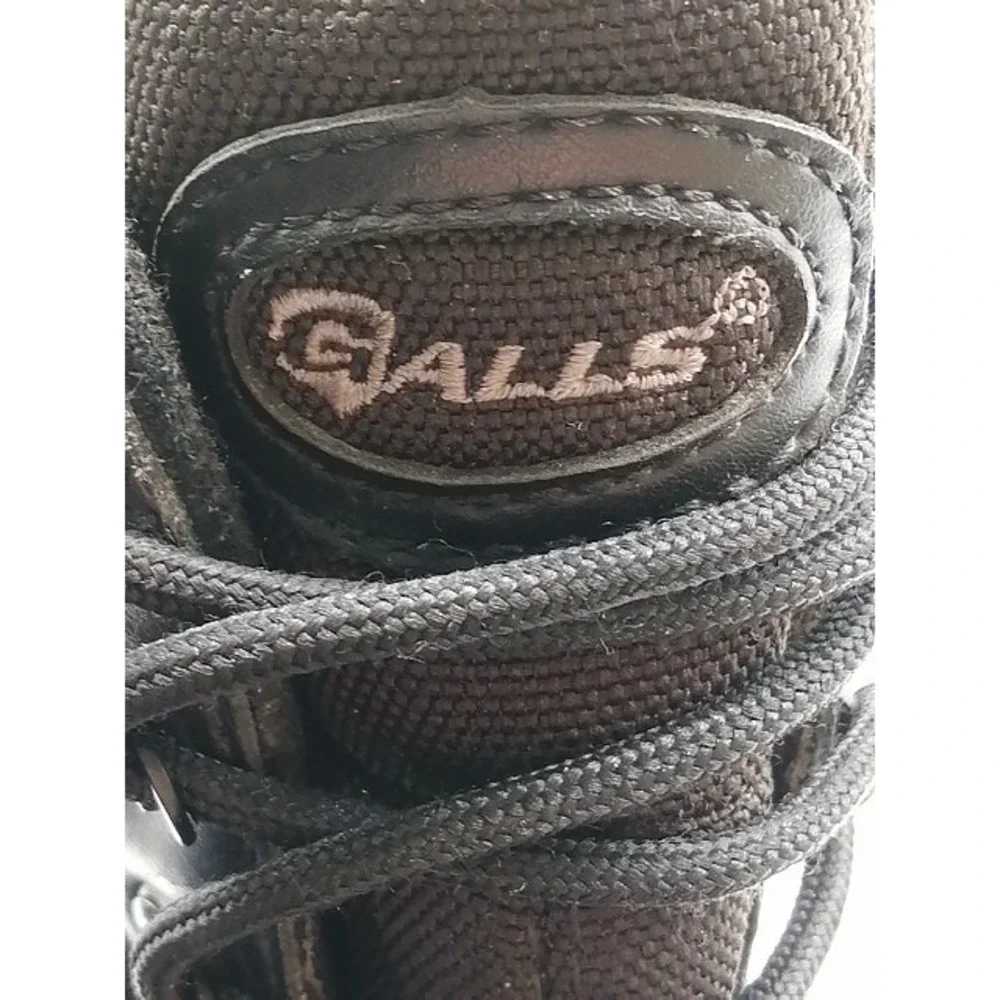 Galls Boots Mens Black 9.5 Wide Tactical Duty Work Shoe Leather Hard Toe SP430
